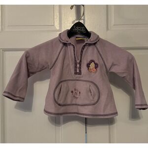 Vintage Y2K Winnie The Pooh Purple Long Sleeve Jumper Pullover Disney Sz 24 mo‎